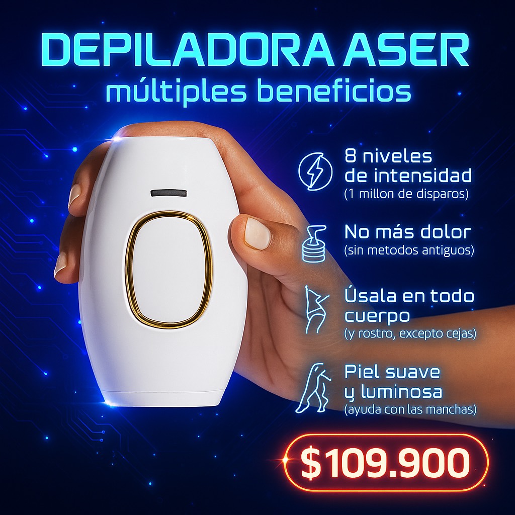 Depiladora Láser Masculina y Femenina