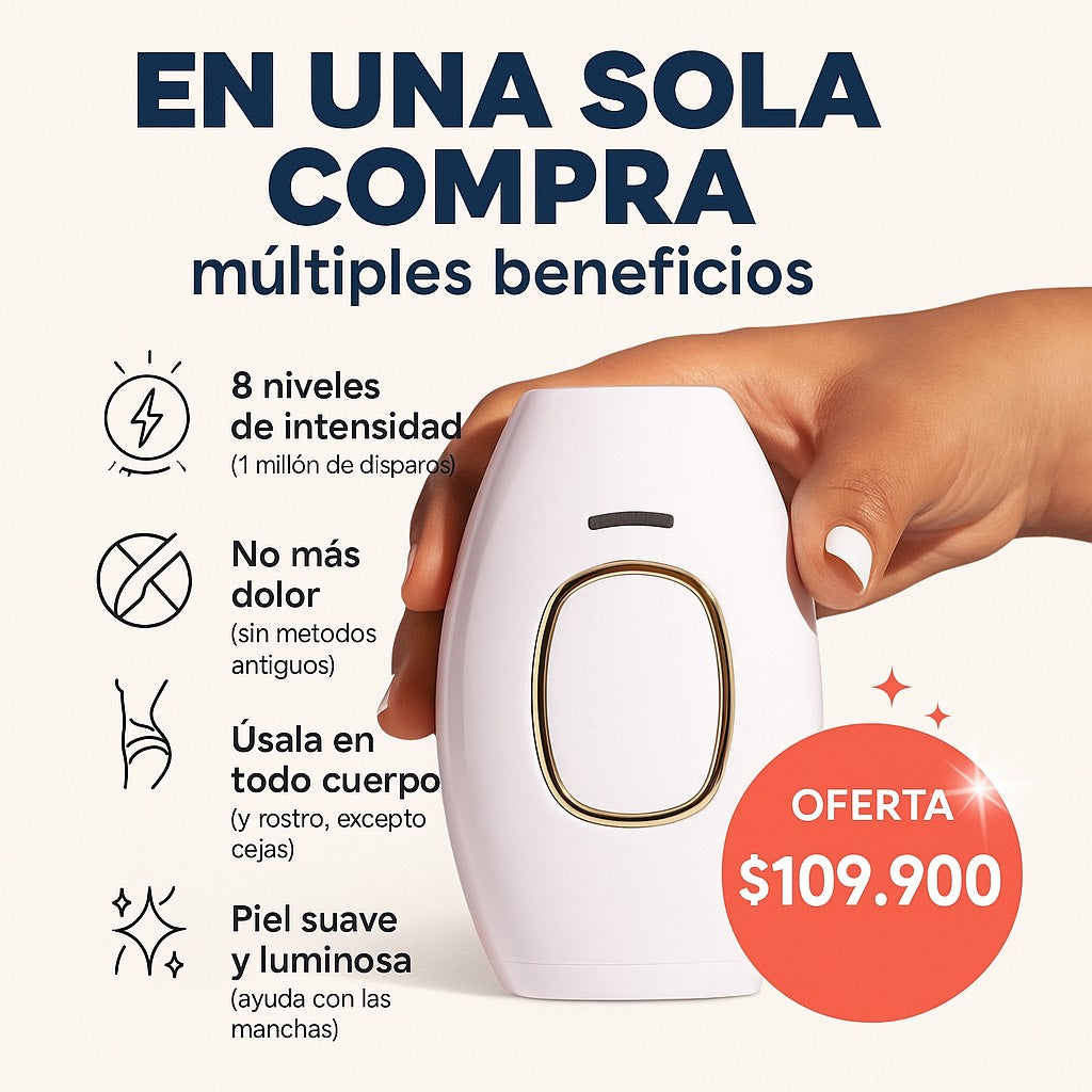 Depiladora Láser Masculina y Femenina