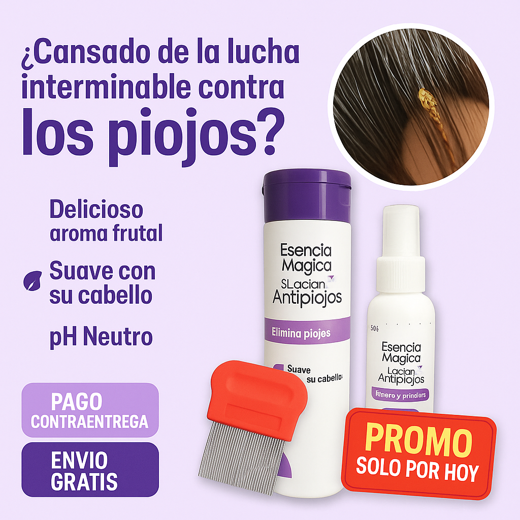 KIT ELIMINADOR DE PIOJOS