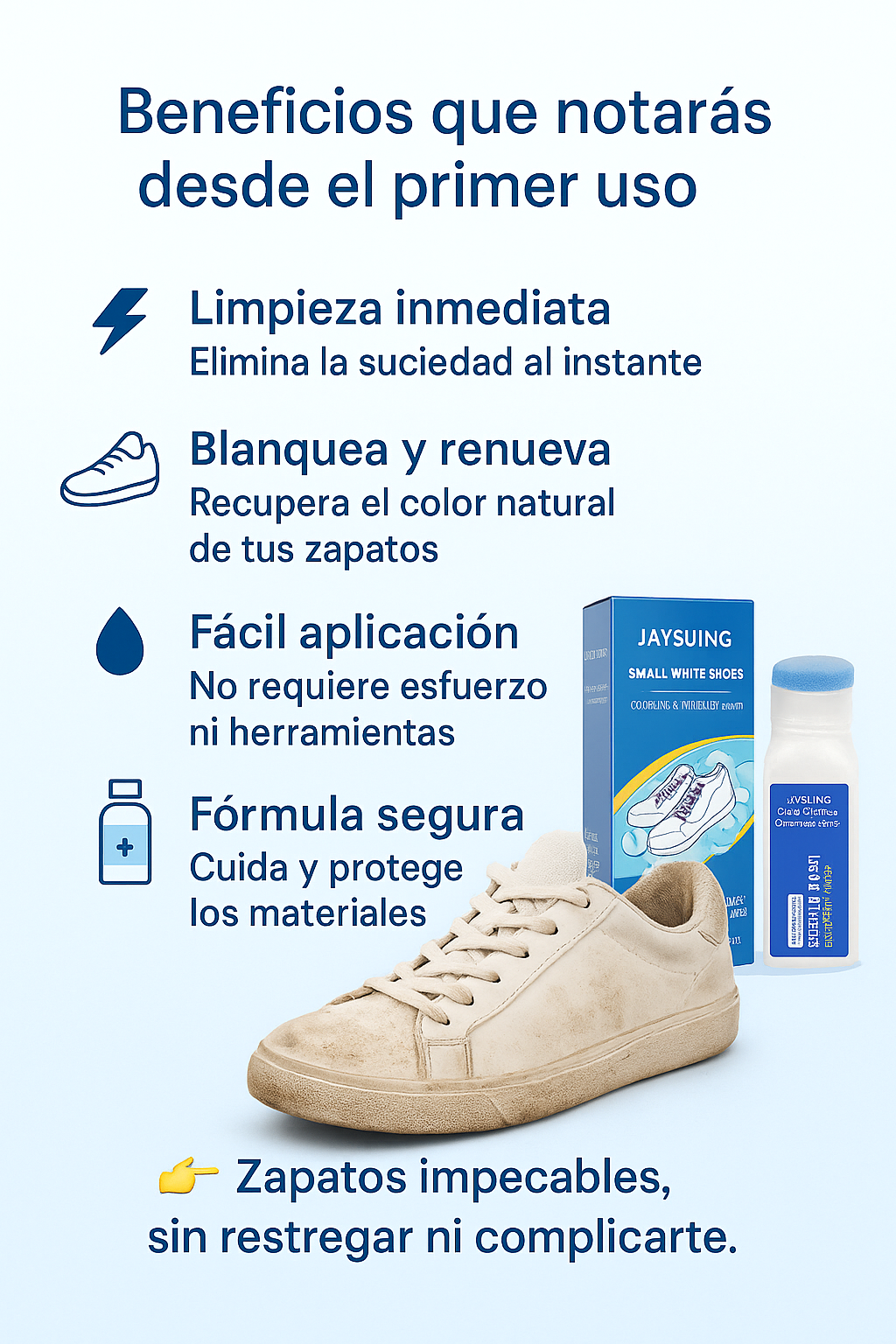 PAGA 1 LLEVA 2 💥 LIMPIADOR DE ZAPATOS 👟