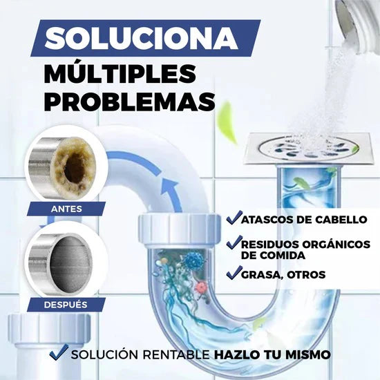 WILD TORNADO™ – Limpieza práctica para tus cañerías