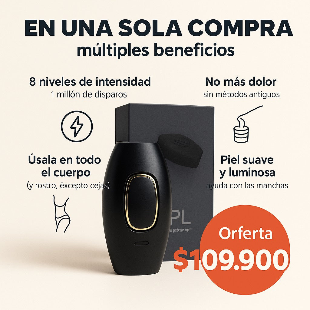 Depiladora Láser Masculina y Femenina