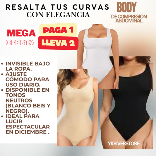 Resalta tus curvas con elegancia💎BODY moldeador de cintura 👑