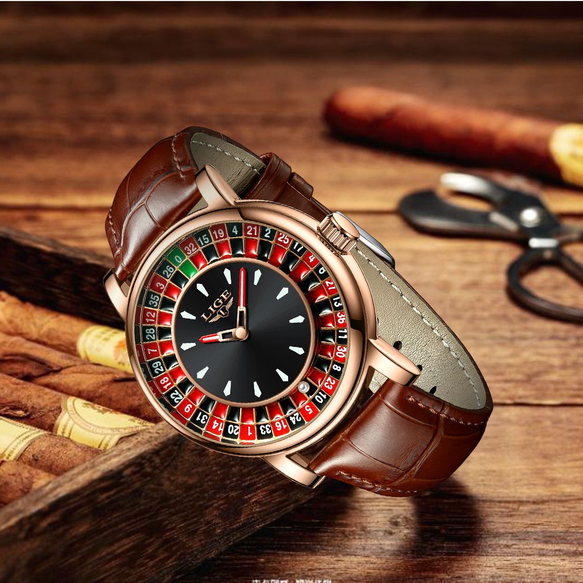Reloj Lige Casino Estilo Inspirado en Jacob - Incluye estuche