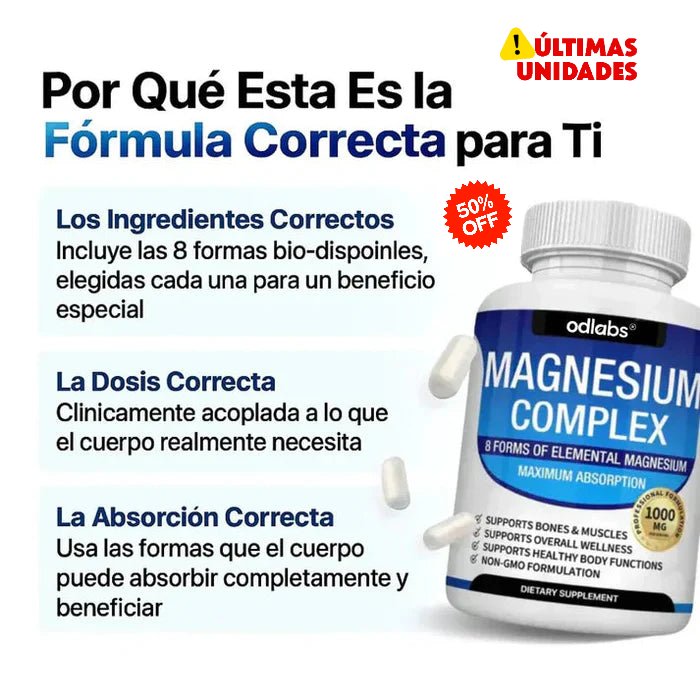 MAGNESIO COMPLEX 🚨50% DESCUENTO🚨
