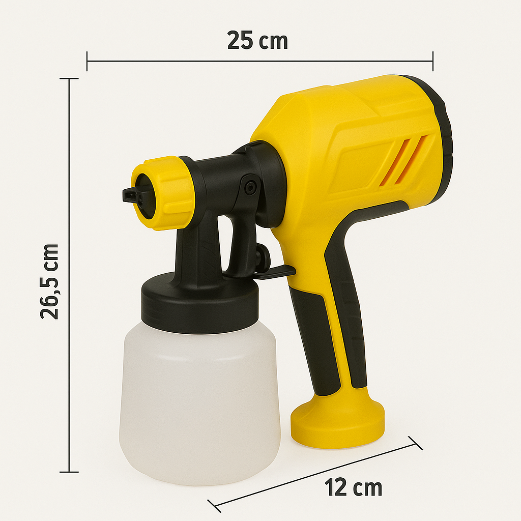 🎨LA PISTOLA PULVERIZADORA DE PINTURA ELECTRICA🏡💛
