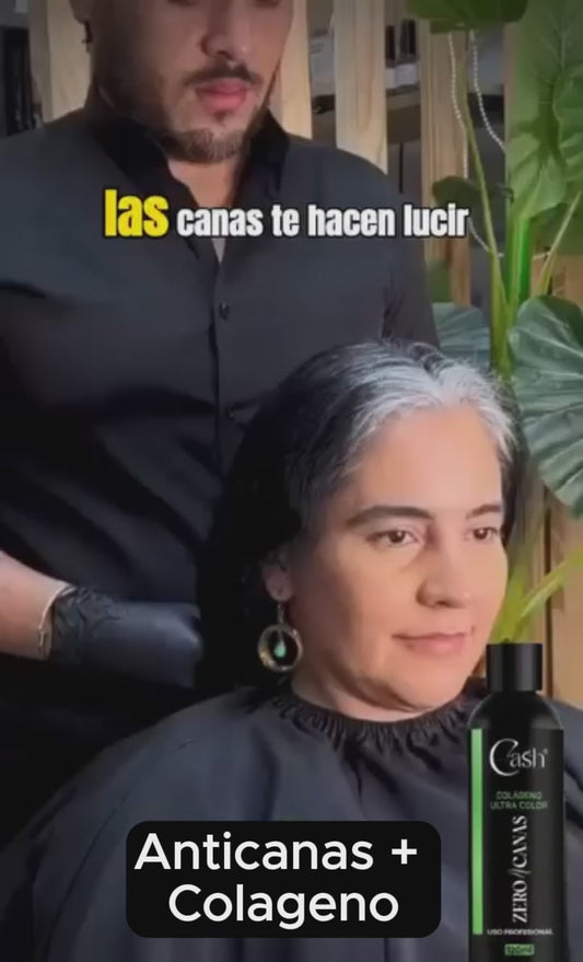 CASH SHAMPOO ZERO CANAS + TRATAMIENTO DE COLAGENO